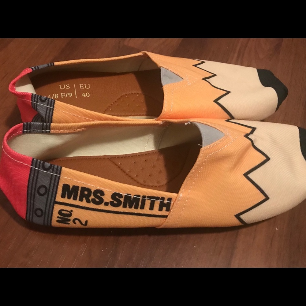 Personalized Pencil Shoes